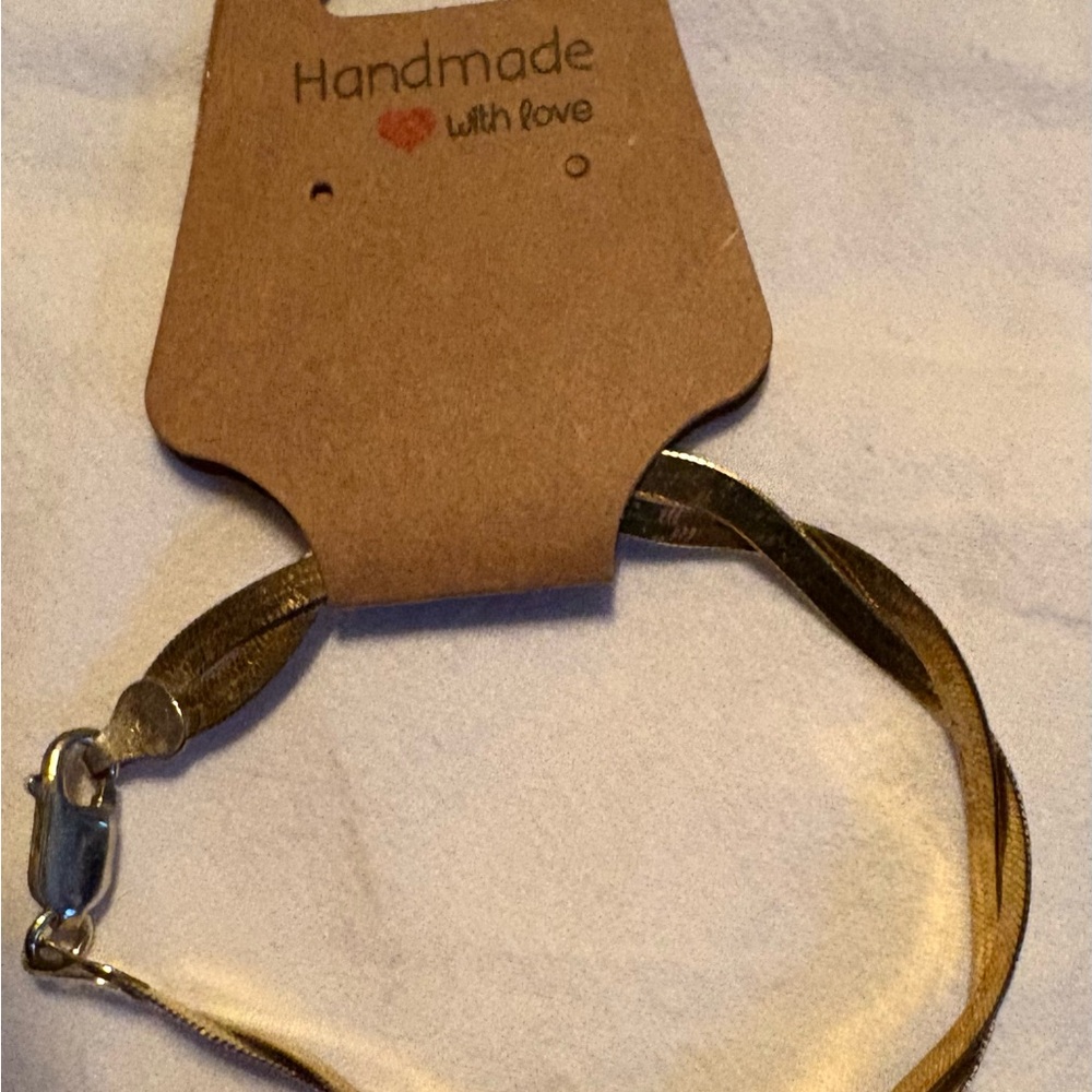 Silver and Gold Bracelet (twisted)
